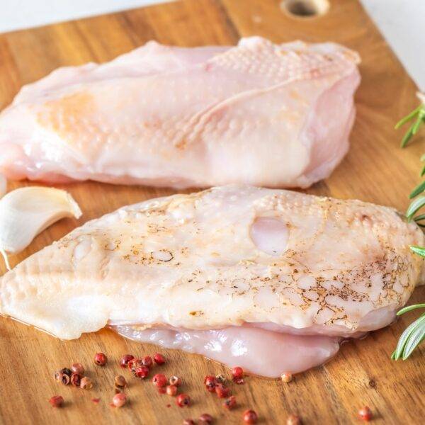 Chicken Breast, Skin on -2 count-